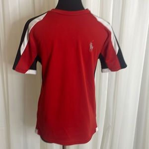 Red/Black/White POLO RALPH LAUREN Shirt #6, size L